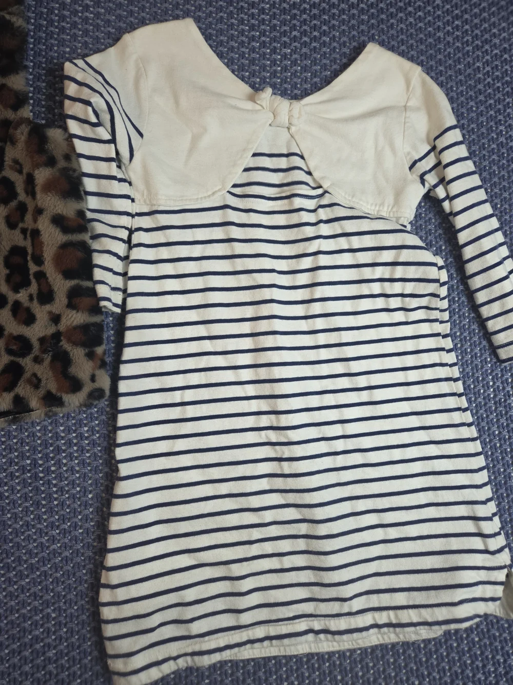 Cat & Jack Faux Fur Leopard Print Vest Crazy 8 Striped Tunic Top